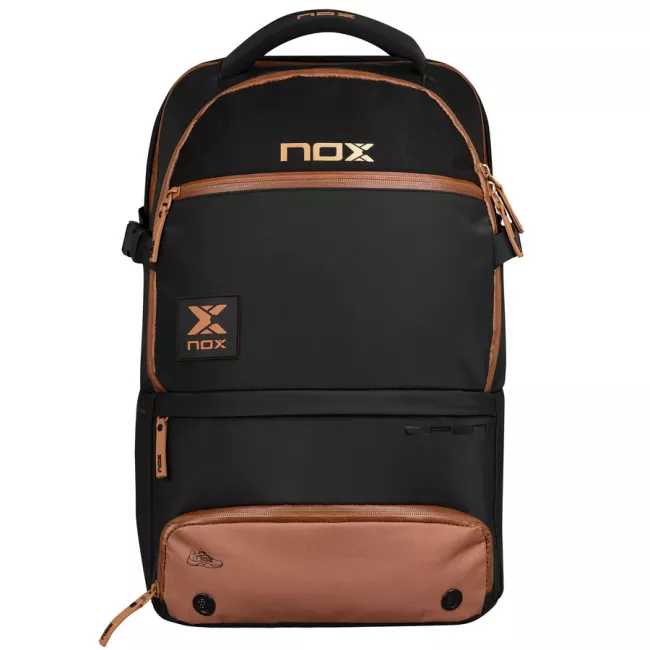 MOCHILA NOX OPEN LUXURY OPEN SERIES BLACK/BROWN 24/25