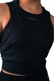 CAMISILLA PRANA CORTA NEGRA L